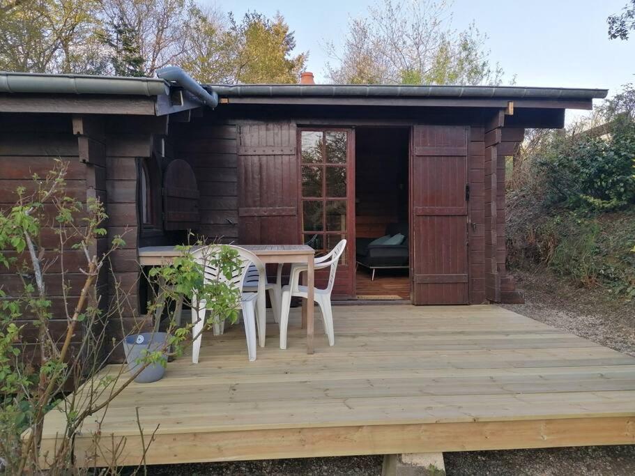 Chalet En Pleine Nature Au Bord D'Un Etang Lanvallay Экстерьер фото